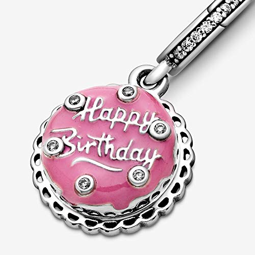 PANDORA Pink Birthday Cake, Pink Enamel - JOY2ESpree