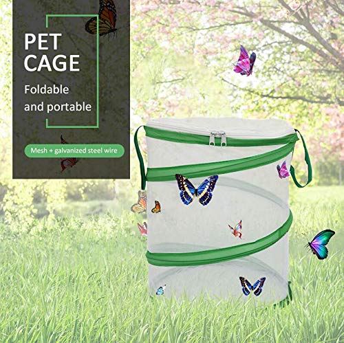 ANTOLL Mini Insect Habitat Cage, Dragonfly Butterfly Flying Insect Mesh Cage - JOY2ESpree