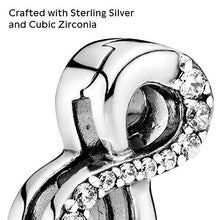 
                        
                          Load image into Gallery viewer, Pandora Jewelry Reflexions Infinity Clip Cubic Zirconia Charm in Sterling Silver - JOY2ESpree
                        
                      