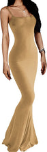 
                        
                          Muat gambar ke penampil Galeri, AnotherChill Women's Casual Lounge Slip Long Dress Sexy Sleeveless Backless Bodycon Maxi Dresses 2022 Spring Slim Elegant
                        
                      