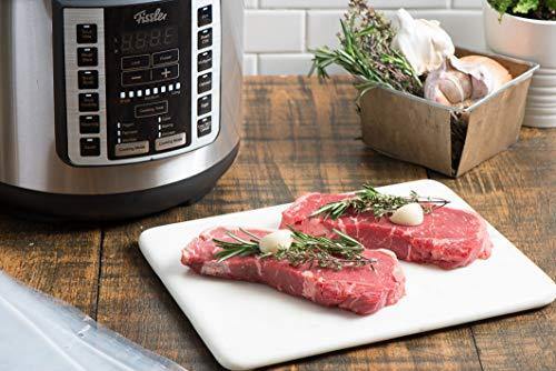 Fissler FISS-03520006001 Pot, Pressure, 6-Quart, Stainless Steel, Slow-Cooker, Multi-Use, Sous Vide, Rice, Steamer, Sauté-18 1-Touch Programs, 6 quart - JOY2ESpree