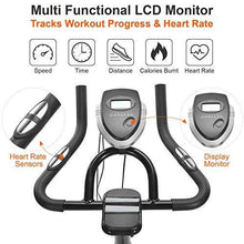 
                        
                          Load image into Gallery viewer, IDEER LIFE Indoor Cycling Bike Stationary Exercise Bike for Home Cardio Workout Smooth Drive - JOY2ESpree
                        
                      
