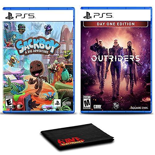 Sackboy: A Big Adventure and Outriders Day One Edition - Two Pack Game Bundle For PlayStation 5 - JOY2ESpree
