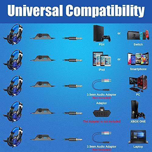 BENGOO G9000 Stereo Gaming Headset for PS4 PC Xbox One PS5 Controller - JOY2ESpree