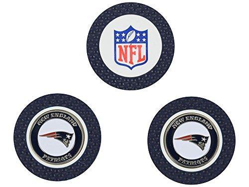 Team Golf NFL Golf Chip Ball Markers (3 Count), Poker Chip Size with Pop Out Smaller Double-Sided Enamel Markers - JOY2ESpree