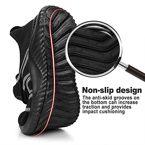 Feethit Mens Slip On Running Shoes Breathable Lightweight Comfortable Fashion Non Slip Sneakers for Men