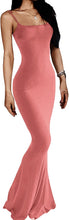 
                        
                          Muat gambar ke penampil Galeri, AnotherChill Women's Casual Lounge Slip Long Dress Sexy Sleeveless Backless Bodycon Maxi Dresses 2022 Spring Slim Elegant
                        
                      