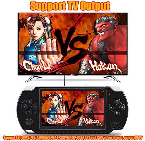 EDCsalute Handheld Game Console, Built-in 1200 Classic Games 4.3’’ HD Screen Retro Gaming System - JOY2ESpree