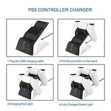 
                        
                          Load image into Gallery viewer, PS5 Controller Super Fast Charger Station(within 1.5hour),with 5V/2A power source,LED Indicator,for Playstation 5. - JOY2ESpree
                        
                      