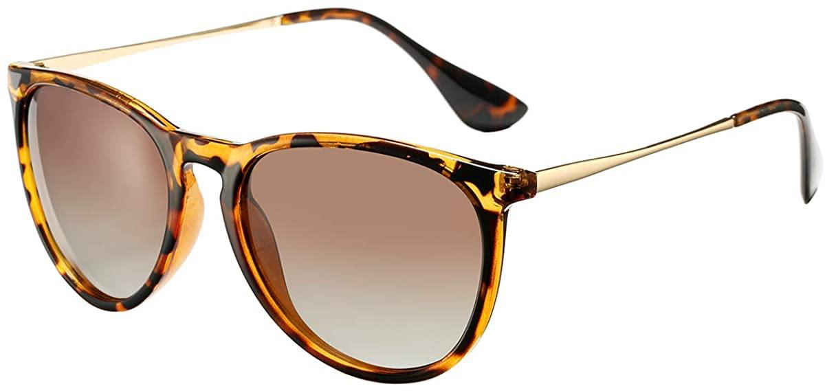 SUNGVG Polarized Sunglasses for Women Classic Round Retro Sun Glasses - JOY2ESpree