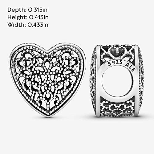 Pandora Jewelry Filled With Romance Sterling Silver Charm - JOY2ESpree