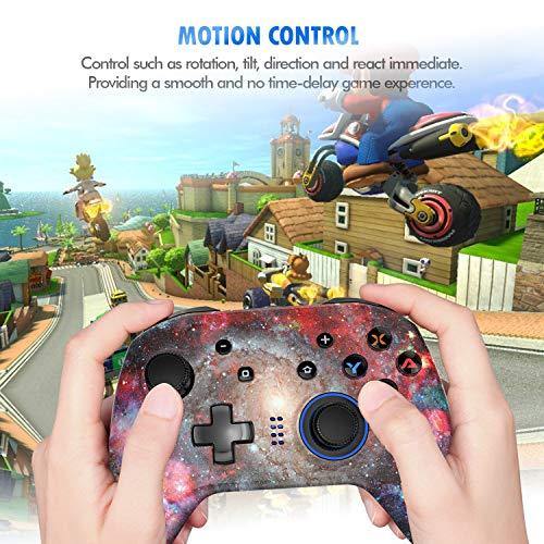 Wireless Controller for Nintendo Switch, Gamepad Joystick with Dual Vibration and Turbo for Switch, Pro, Windows XP/10/7/8/8.5 - JOY2ESpree