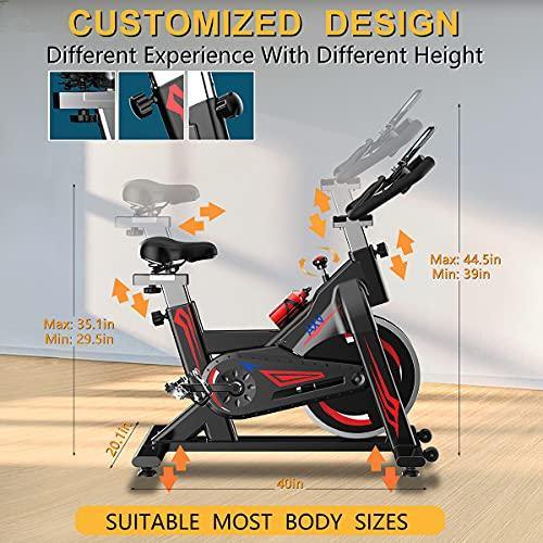 Exercise Bike, Indoor Cycling Bike, Magnetic Resistance Exercise Bikes Stationary - JOY2ESpree