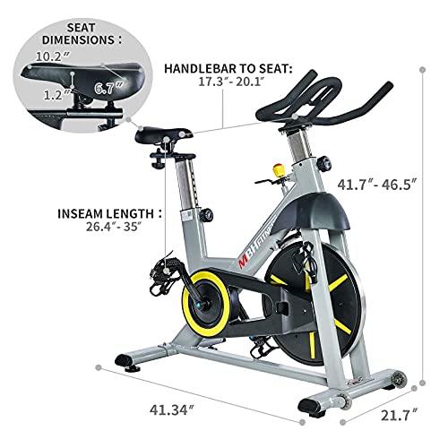 MBH Fitness Magnetic Exercise Bike Stationary, Indoor Cycling Bike for Home Gym Use - JOY2ESpree