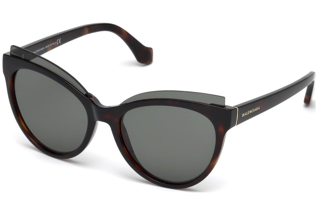 Dark Havana Front/Dark Havana Temple/Rose Gold Logo/Green Lenses One Size