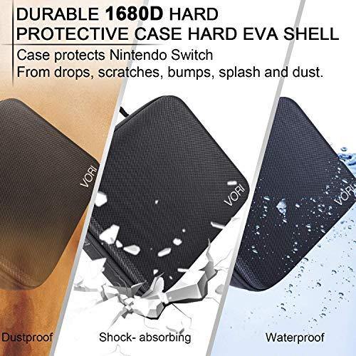 Retear Travel Carry Case for Nintendo Switch Game Portable Hard Shell Protective Storage Accessories Bag - JOY2ESpree