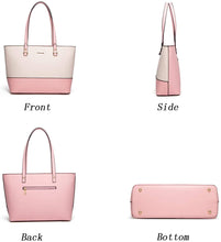 
                        
                          Load image into Gallery viewer, Women Fashion Handbags Wallet Tote Bag Shoulder Bag Top Handle Satchel Purse Set 4pcs
                        
                      