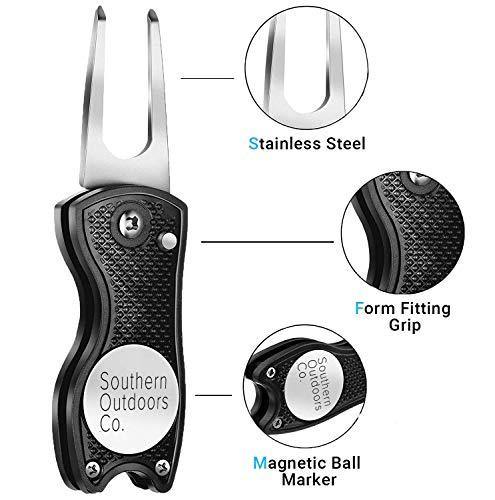 Southern Outdoors Co. Golf Accessories Bundle with Golf Towel, Golf Ball Marker - JOY2ESpree