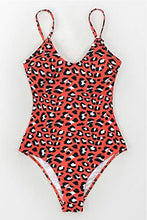 
                        
                          Cargar imagen en el visor de la galería, CUPSHE Women's V Neck Leopard Print One Piece Swimsuit
                        
                      