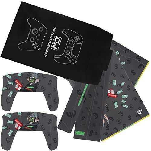 PS5 Console Skin and PS5 Controller Skins Set, Playstation 5 Skin Wrap Decal Sticker PS5 Digital Edition, Money Bunny Decal Kit - JOY2ESpree
