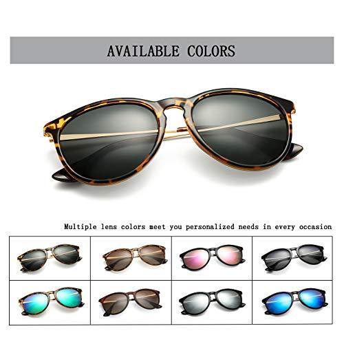SUNGVG Polarized Sunglasses for Women Classic Round Retro Sun Glasses - JOY2ESpree