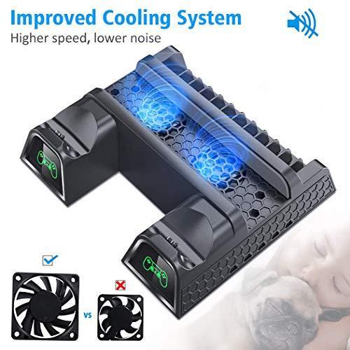 OIVO PS4 Stand Cooling Fan Station for Playstation 4/PS4 Slim/PS4 Pro - JOY2ESpree