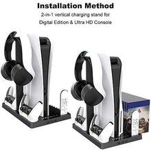 
                        
                          Muat gambar ke penampil Galeri, Vertical Stand Cooling Fan for PS5 Digital Edition/Ultra HD Console - JOY2ESpree
                        
                      