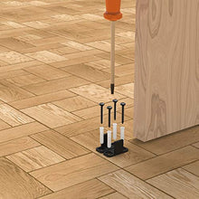 
                        
                          Load image into Gallery viewer, Sliding Barn Door Floor Guides - Black Closet Door Guides (4 Pack) by Island Hardware
                        
                      