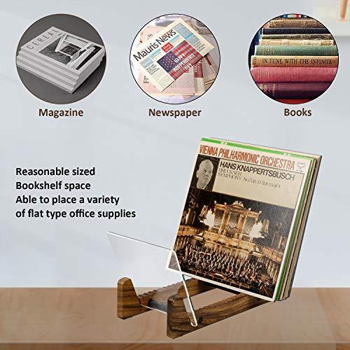 siemsove Vinyl Record Storage Holder-Showcase Your Favorite LPs - JOY2ESpree