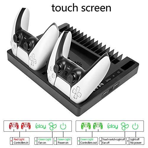 PS5 Stand Cooling Fan Station for Playstation 5/PS5 Digital Edition - JOY2ESpree