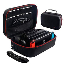 
                        
                          Load image into Gallery viewer, Large Carrying Storage Case for Nintendo Switch,Protective Travel Hard Shell Messenger Bag for Switch Console - JOY2ESpree
                        
                      