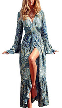 
                        
                          गैलरी व्यूवर में इमेज लोड करें, R.Vivimos Womens Summer Long Sleeve Cardigan Sexy Maxi Dresses
                        
                      