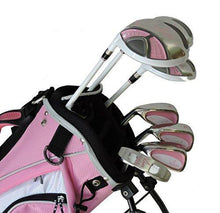 
                        
                          將圖片載入圖庫檢視器 Sephlin - Lady E Pink Left Hand 7 Pieces Golf Clubs Set &amp; Golf Bag Age 3-6 - JOY2ESpree
                        
                      