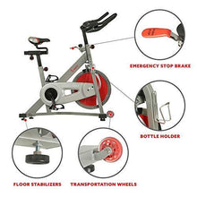 
                        
                          將圖片載入圖庫檢視器 Sunny Health &amp; Fitness Indoor Cycling Exercise Bike with 40 LB Flywheel and Dual Felt Resistance - Pro / Pro II - JOY2ESpree
                        
                      