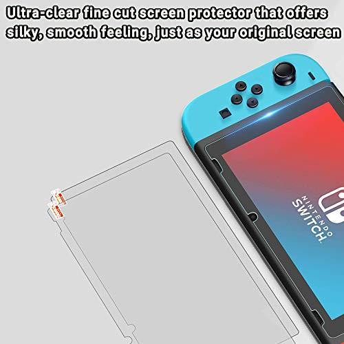 Innoc Switch Case Dockable Case for Nintendo Switch with Screen Protector and Thumb Caps - JOY2ESpree