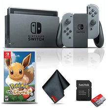
                        
                          將圖片載入圖庫檢視器 Nintendo Switch (Gray) Gaming Console Bundle with Pokemon: Let's Go Eevee Game, 64GB Memory Card, and Cleaning Cloth - JOY2ESpree
                        
                      