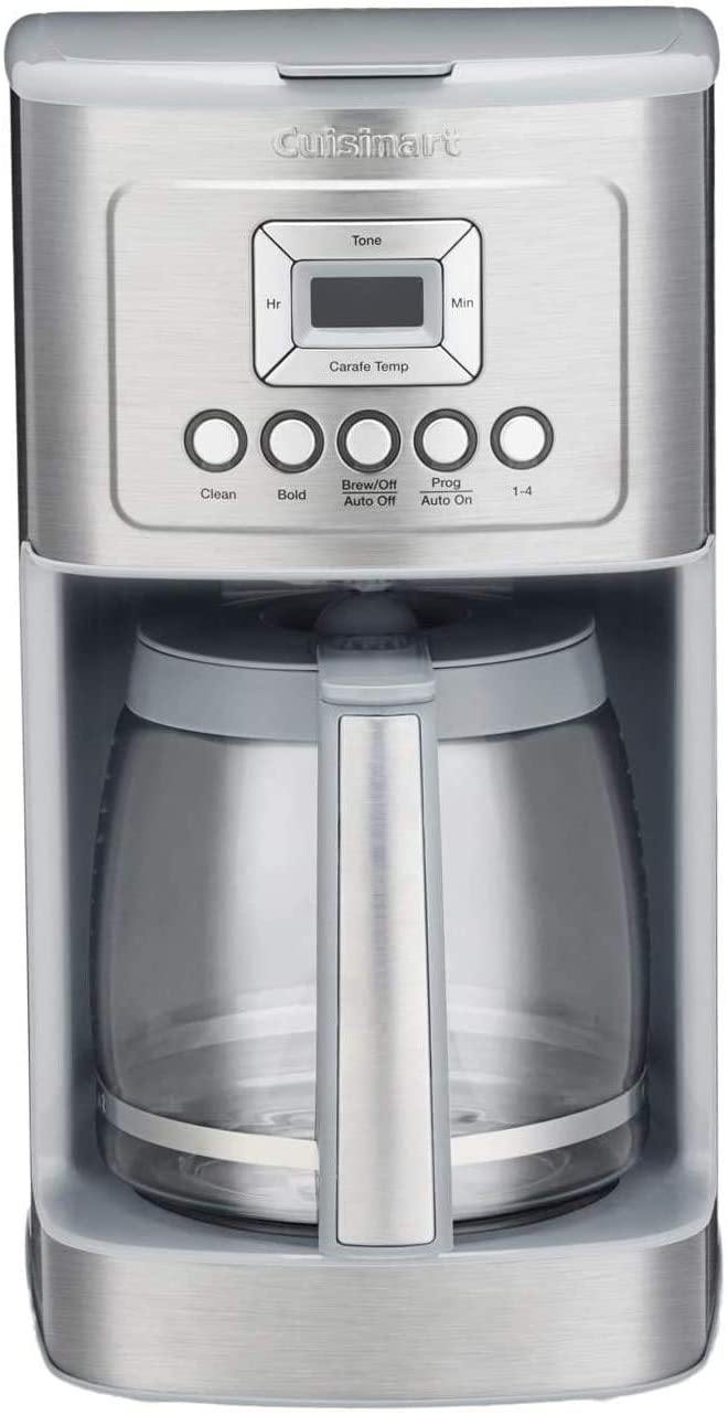 Cuisinart DCC-3200W Perfectemp Coffee Maker, 14 Cup Progammable Coffeemaker with Glass Carafe, White - JOY2ESpree