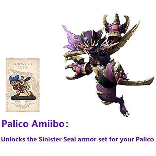 9 PCS Monster Hunter Rise Amiibo NFC Card Compatible Switch, Ailucat, Gark, Resentment Dragon Compatible with Switch/Switch Lite/New 3DS - JOY2ESpree