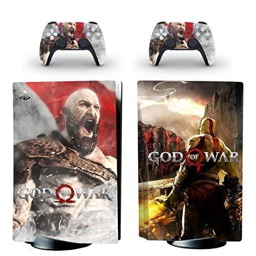God of War PS5 Standard Disc Skin Sticker Decal Cover for Playstation 5 Console Controller PS5 Skin Sticker Vinyl-Yspf0803 - JOY2ESpree