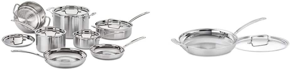 Cuisinart MCP-12N Multiclad Pro Stainless Steel 12-Piece Cookware Set - JOY2ESpree