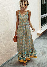
                        
                          Muat gambar ke penampil Galeri, KIRUNDO 2021 Summer Women’s Spaghetti Maxi Dress V Neck High Waist Backless Dress
                        
                      
