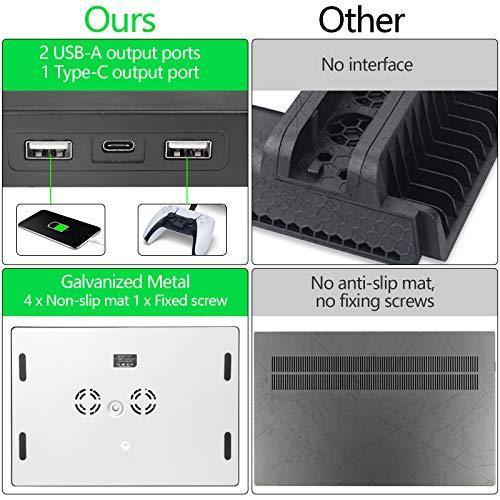PS5 Stand Cooling Fan Station for Playstation 5/PS5 Digital Edition - JOY2ESpree