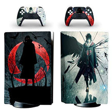 
                        
                          Load image into Gallery viewer, Decal Moments PS5 Standard Disc Console Controllers Full Body Vinyl Skin Sticker Decals for Playstation 5 Console and Controllers Uchiha Itachi - JOY2ESpree
                        
                      