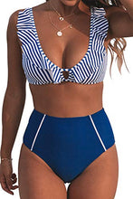 
                        
                          गैलरी व्यूवर में इमेज लोड करें, CUPSHE Women's High Waist Bikini Swimsuit Ruffle Floral Print Two Piece Bathing Suit
                        
                      