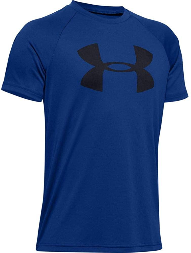 Under Armour Boys' Tech Big Logo Short Sleeve Gym T-Shirt