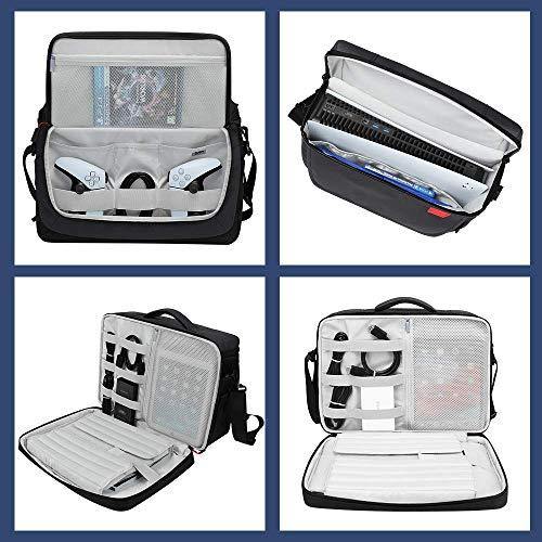 BUBM PS5 Case,Console Carrying Travel Case Compatible with PlayStation 5 and PS5 Digital Edition - JOY2ESpree