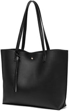 
                        
                          將圖片載入圖庫檢視器 Women's Soft Faux Leather Tote Shoulder Bag from Dreubea, Big Capacity Tassel Handbag
                        
                      
