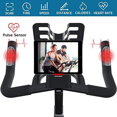 Loyo Magnetic Exercise Bike, Indoor Cycling Bike with LCD Monitor - JOY2ESpree