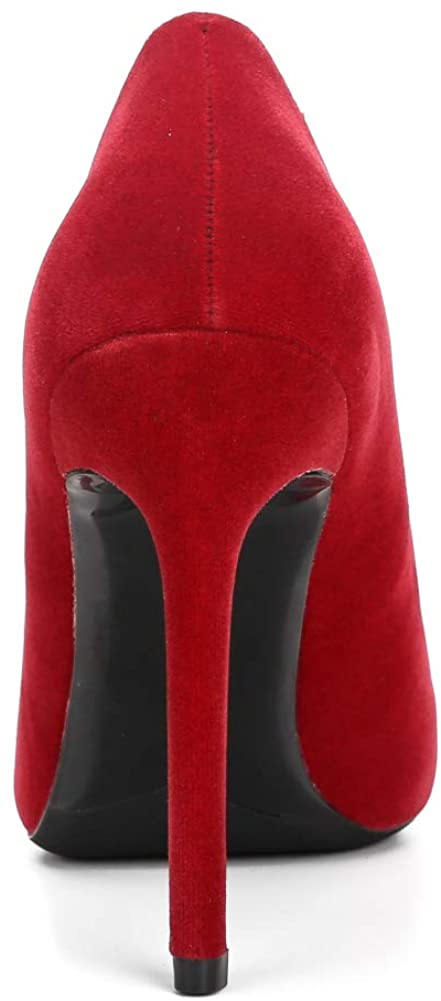 LIURUIJIA Womens Stiletto Pumps Pointed Toe High Heel Slip On Wedding Party Office Shoes 666