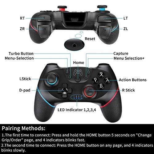 DeHasion Wireless Switch Pro Controller for Nintendo Switch/Remote Pro Controller - JOY2ESpree